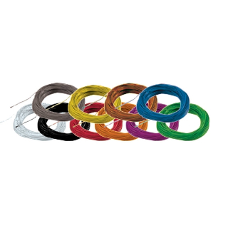 ESU-Hochflexibles Kabel, Durchmesser 0.5mm, AWG36, 2A, 10m Wickel, Farbe orange