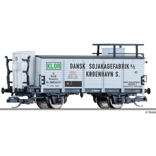 Fl&uuml;ssiggaswagen &bdquo;Dansk Sojakagefabrik Kobenhavn&ldquo;, eingestellt bei der DSB, Ep. III
