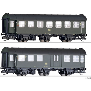 Reisezugwagen-Paar 2. Klasse/2. Klasse mit Packabteil der DB, Ep. IV