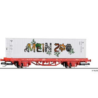START-Containertragwagen Lgs &bdquo;Mein Zoo&ldquo;, beladen mit einem 40&lsquo;-Container, Ep. VI