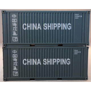 TT 2 St&uuml;ck 20 Container China Shipping