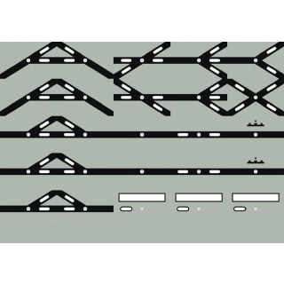 Track-Control Folie Weichen-Symbole