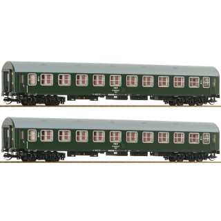 2-tlg. Set: Reisezugwagen der PKP Epoche IV